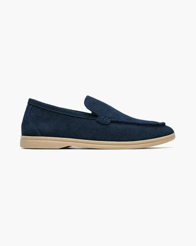 Ardenor - Mocassini in suede con cuciture a contrasto