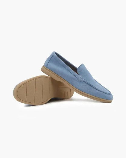 Ardenor - Mocassini in suede con cuciture a contrasto