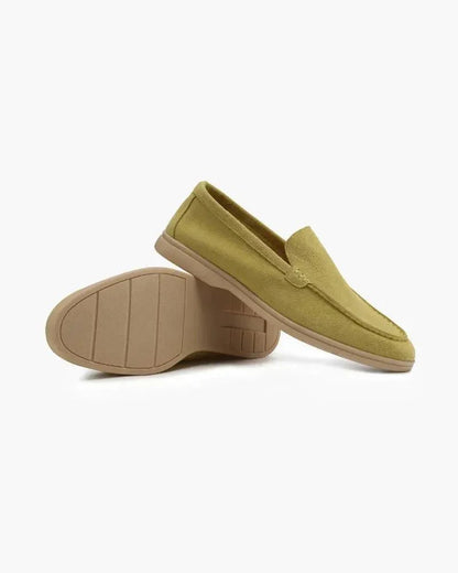 Ardenor - Mocassini in suede con cuciture a contrasto
