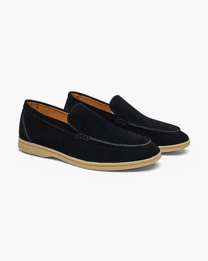 Ardenor - Mocassini in suede con cuciture a contrasto