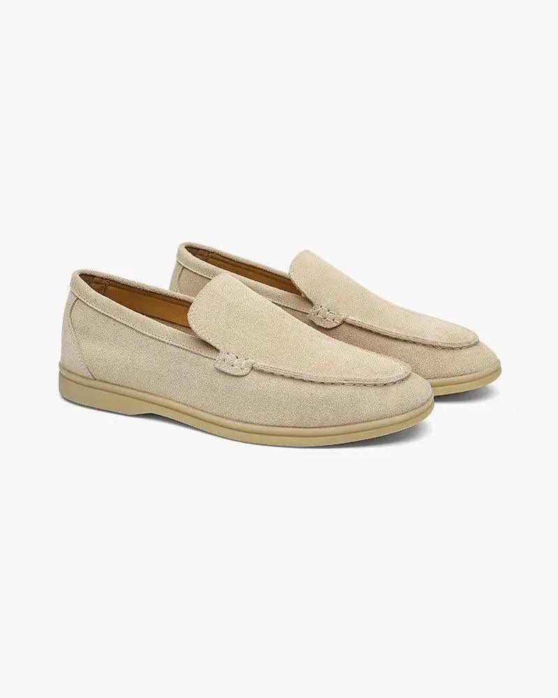 Ardenor - Mocassini in suede con cuciture a contrasto