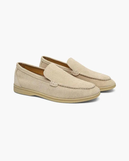 Ardenor - Mocassini in suede con cuciture a contrasto