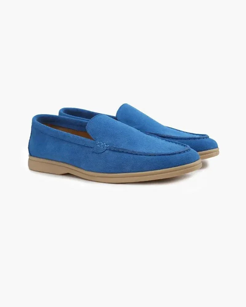 Ardenor - Mocassini in suede con cuciture a contrasto