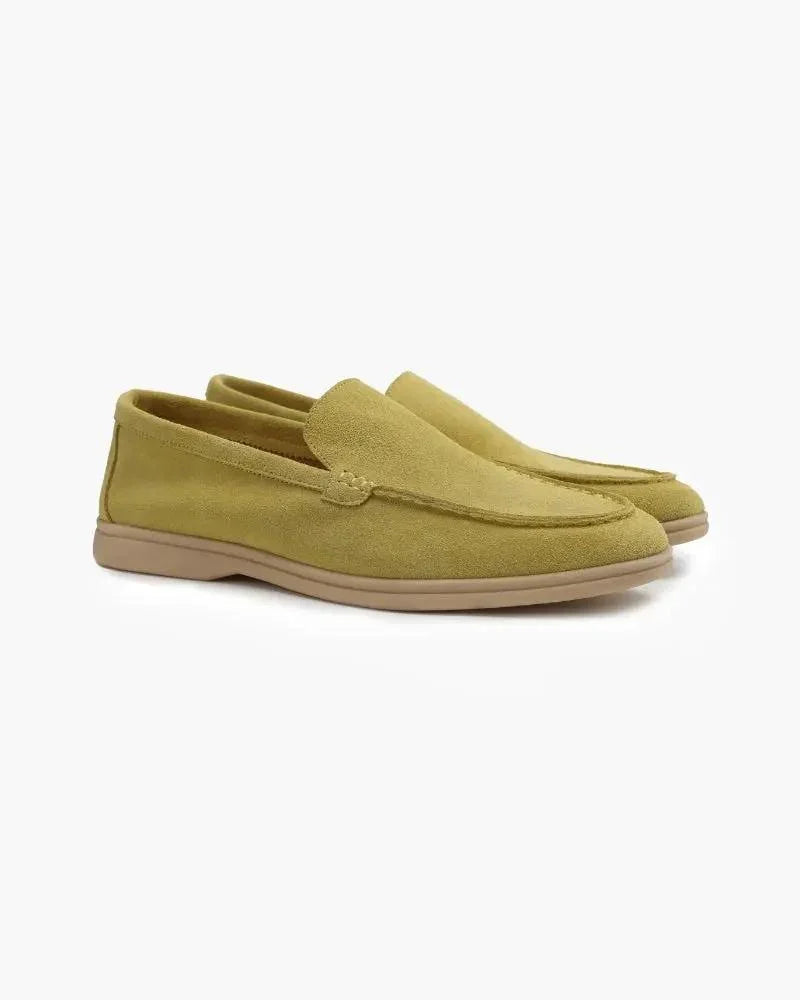 Ardenor - Mocassini in suede con cuciture a contrasto