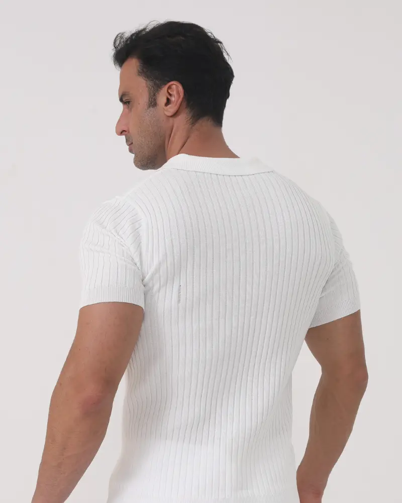 Micah - Polo in Mesh a Righe