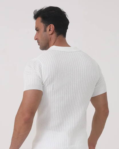 Micah - Polo in Mesh a Righe