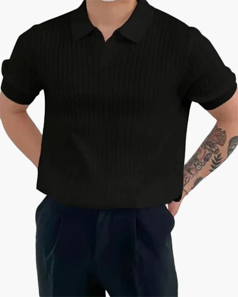 Micah - Polo in Mesh a Righe