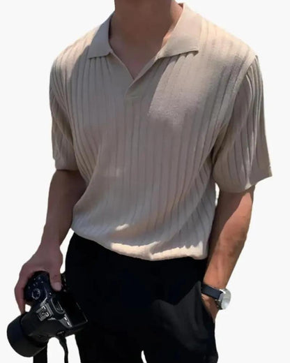 Micah - Polo in Mesh a Righe