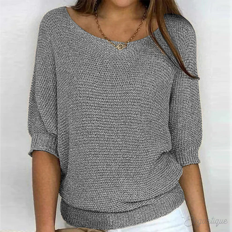 Liviana - Maglione a trecce leggero