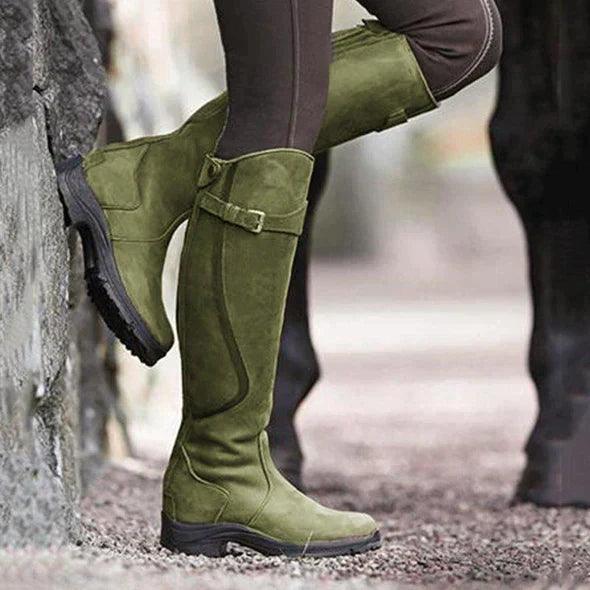 Lavinia - Stivali da equitazione impermeabili in pelle vegana